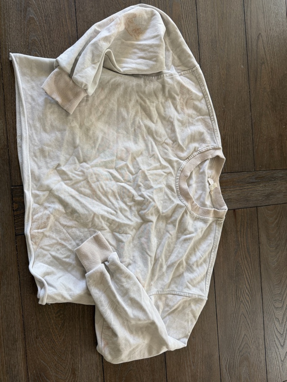 Gilded Intent Cream Scoop Neck Sweatshirt